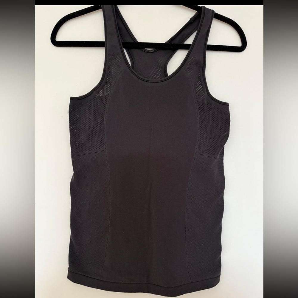 Black Lululemon Tank with Mesh details